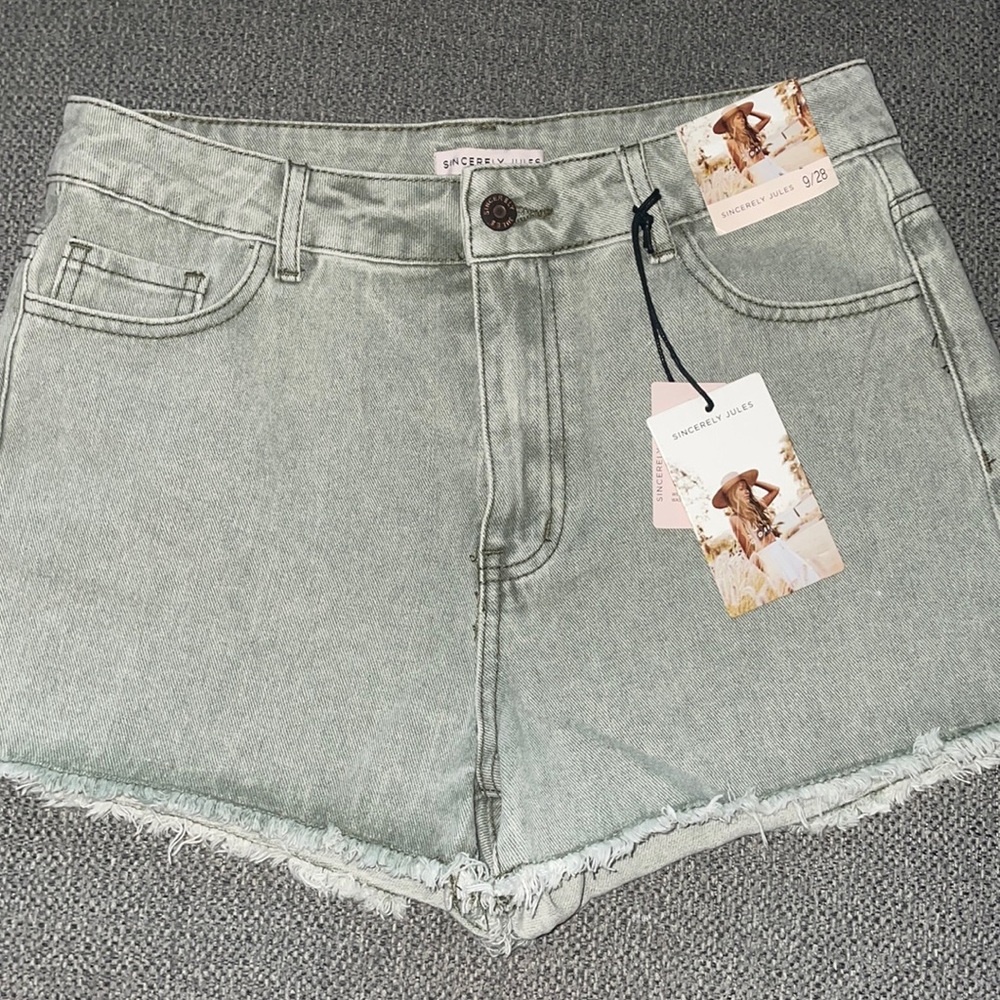 Denim shorts